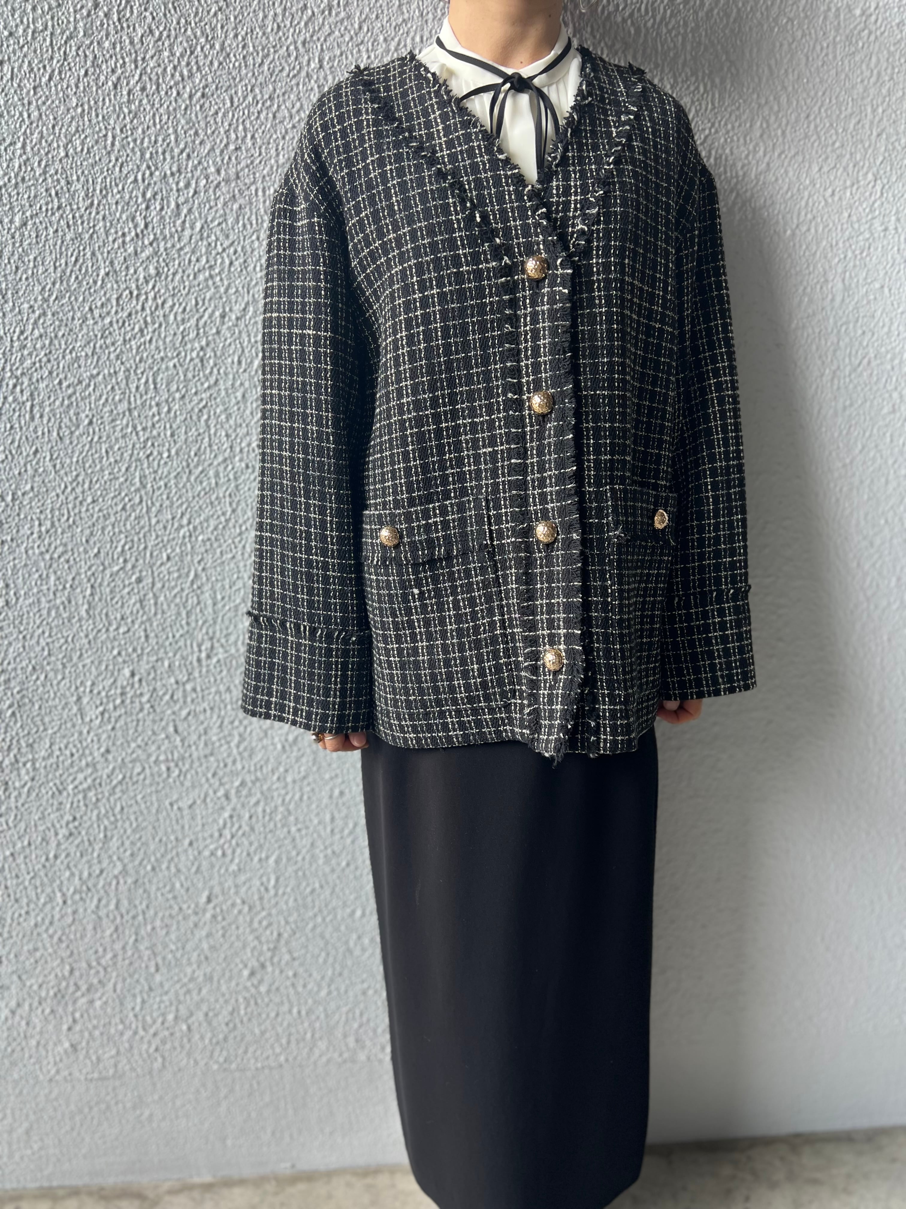 【PASSIONE】取り外し可コードフリルブラウス　616918