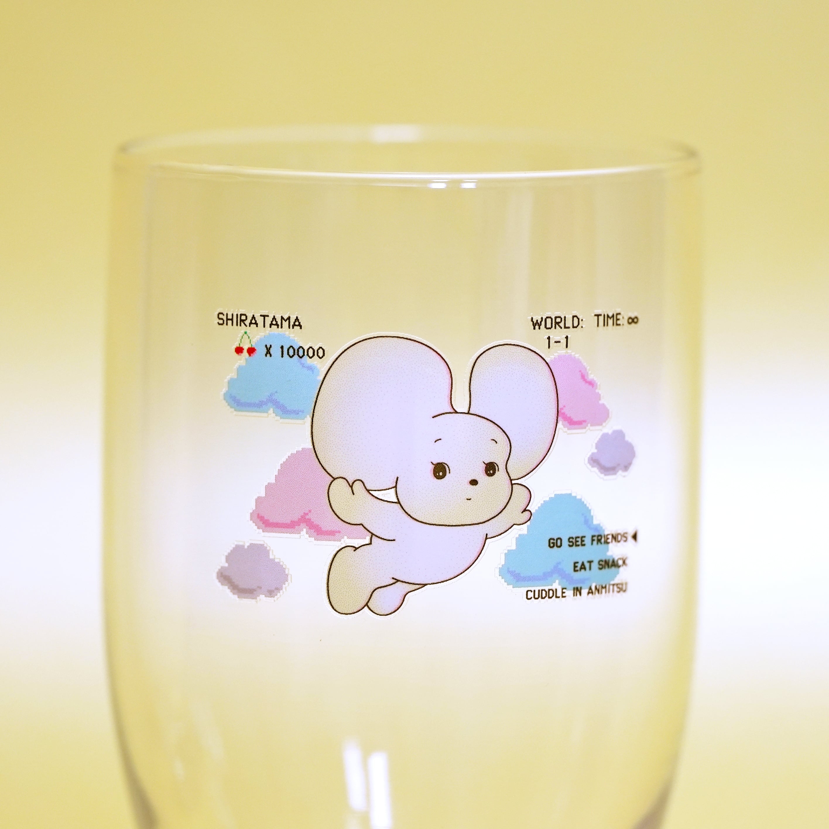 SHIRATAMA GAMES・雲の上フロートグラス 335ml | YURI ICHIMURA