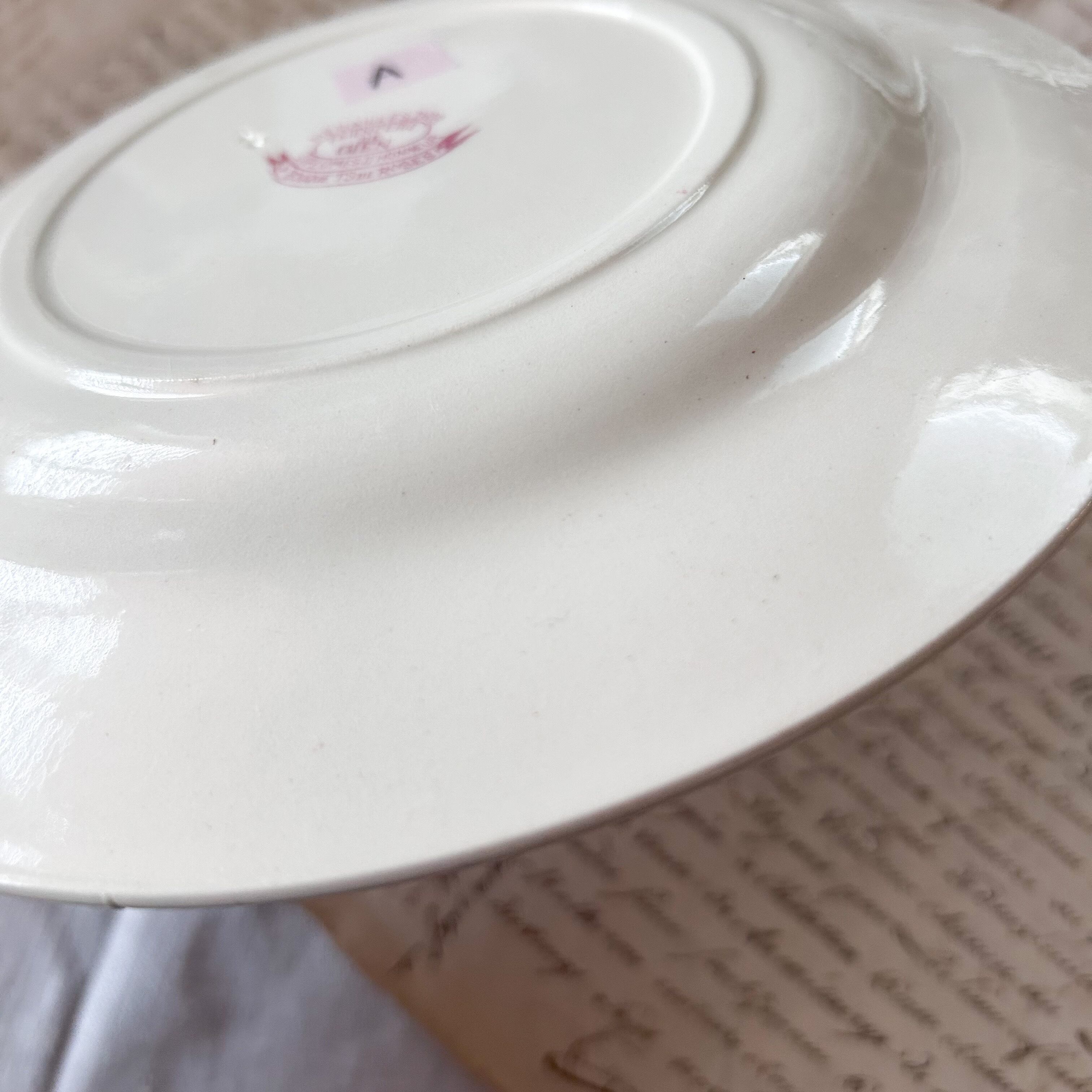 フランス アンティーク ジアン bouquets ディナープレートA フランスアンティーク】Gien （ジアン）Bouquets de roses