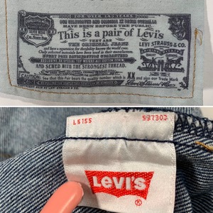 13282 Levis 501 デニムパンツ ボタンフライ ストレート W34