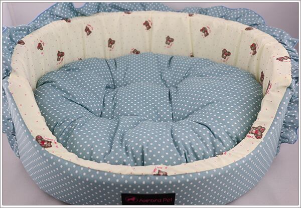 犬用ベッド PINK BLUE ペットハウス Sサイズ　小型犬 