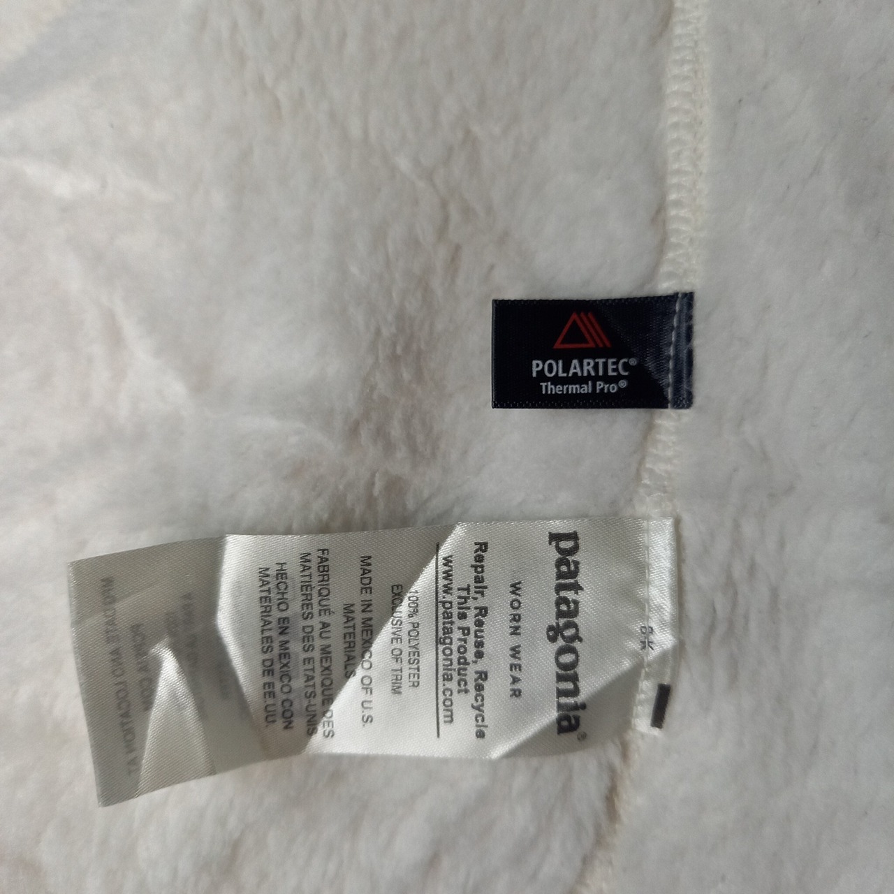 パタゴニア　ロスガトス　ボアフリース　スナップT　ポーラテック　廃盤　ホワイト　XL