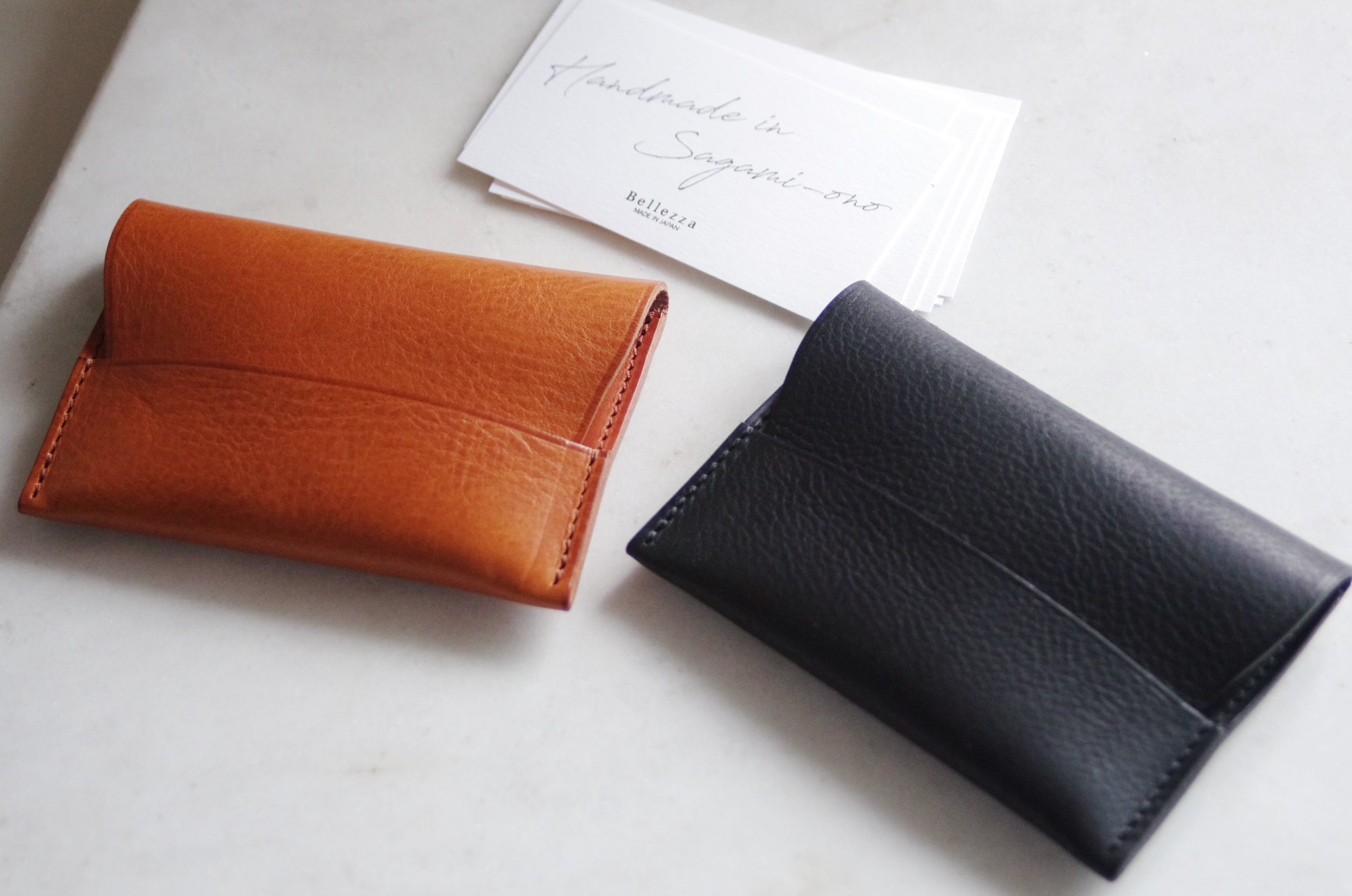 カードホルダー】シンプル 名刺サイズ カードケース 薄型 ブラック