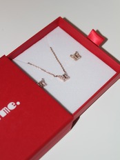 【BOX付きSET】zirconia butterfly