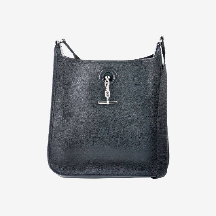 【良品】HERMES ヴェスパPMショルダーバッグ ブラック ヴィンテージ