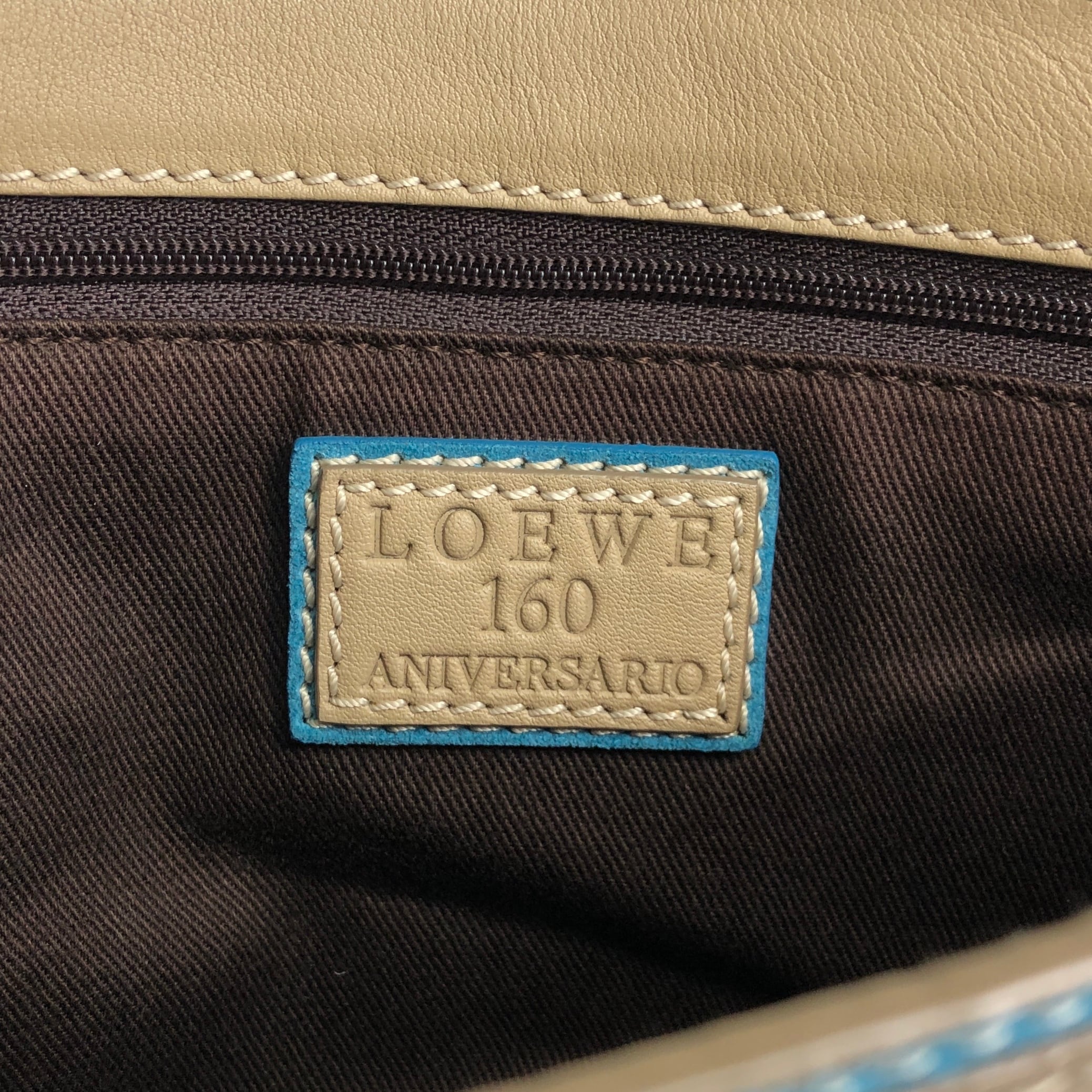 ロエベLOEWE160周年記念ワンショルダーバック アニバーサリーロゴキャンバス LOEWE ロエベ 160周年記念 アニバーサリー ショルダーバッグ 総柄