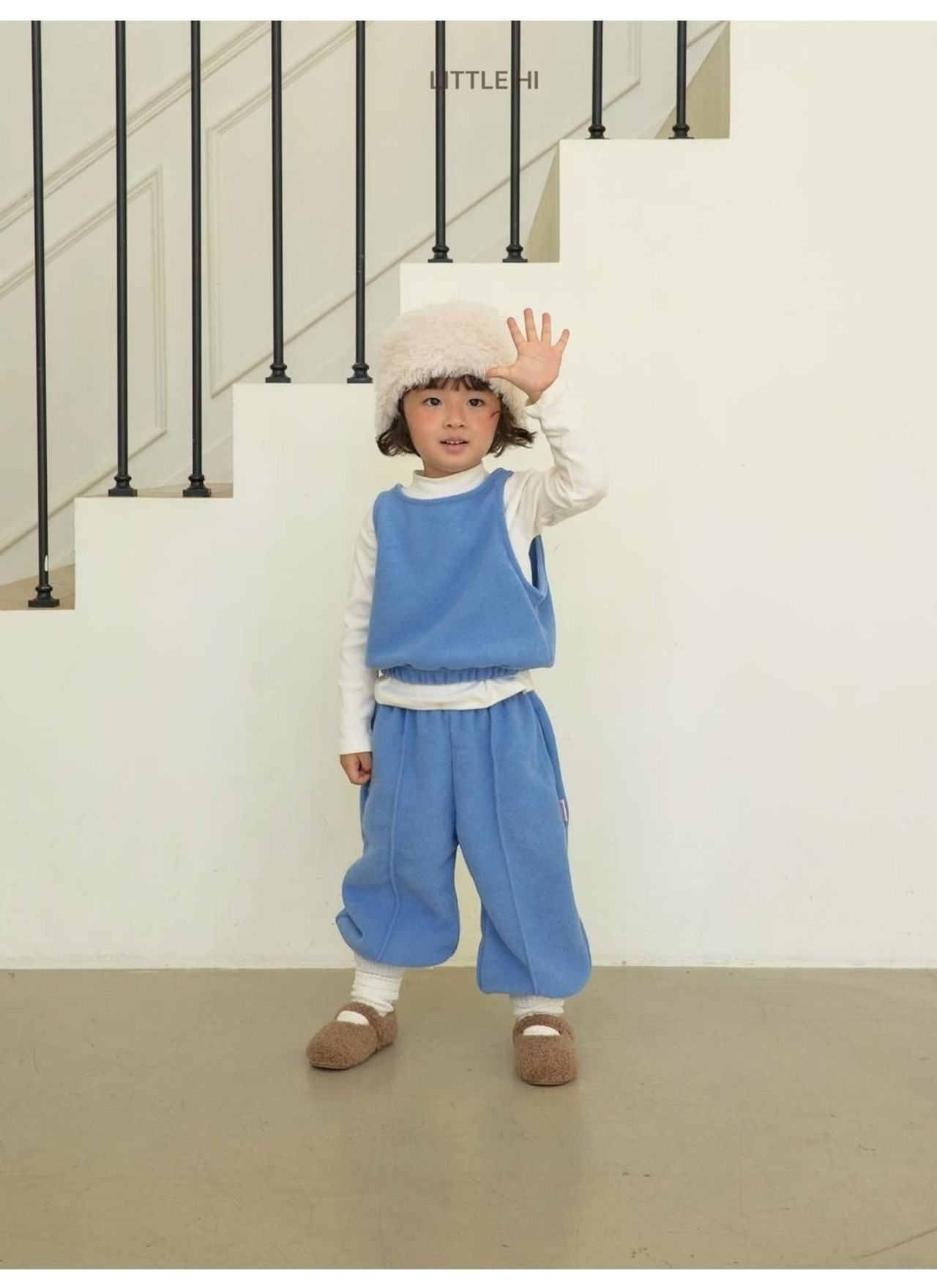 〖取寄〗韓国子供服 / 26winter / Little Hi / キッチュポップピンタックジョガーパンツ / キッズ *XS~XL*