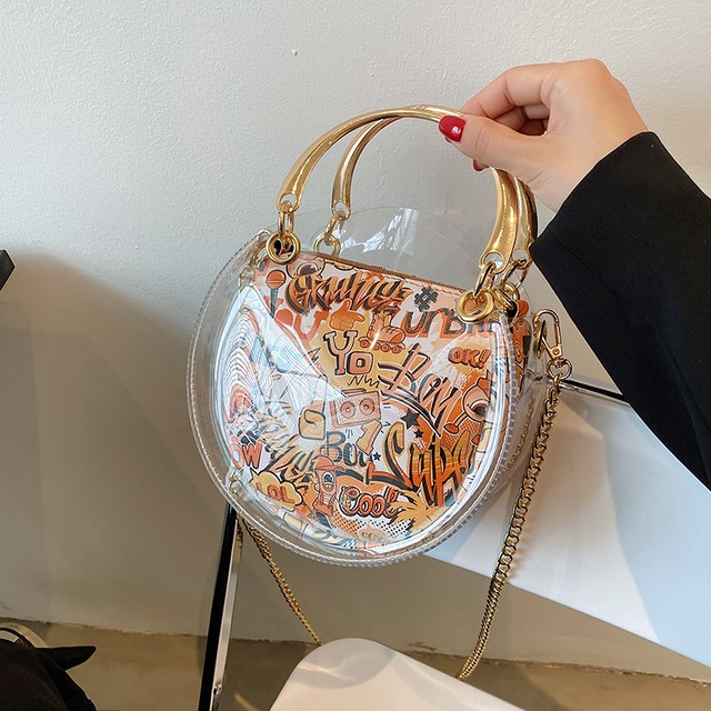 チェーン サマー 夏物 ハンドバッグ メッセンジャーバッグ 手作りハンドバック32529944434