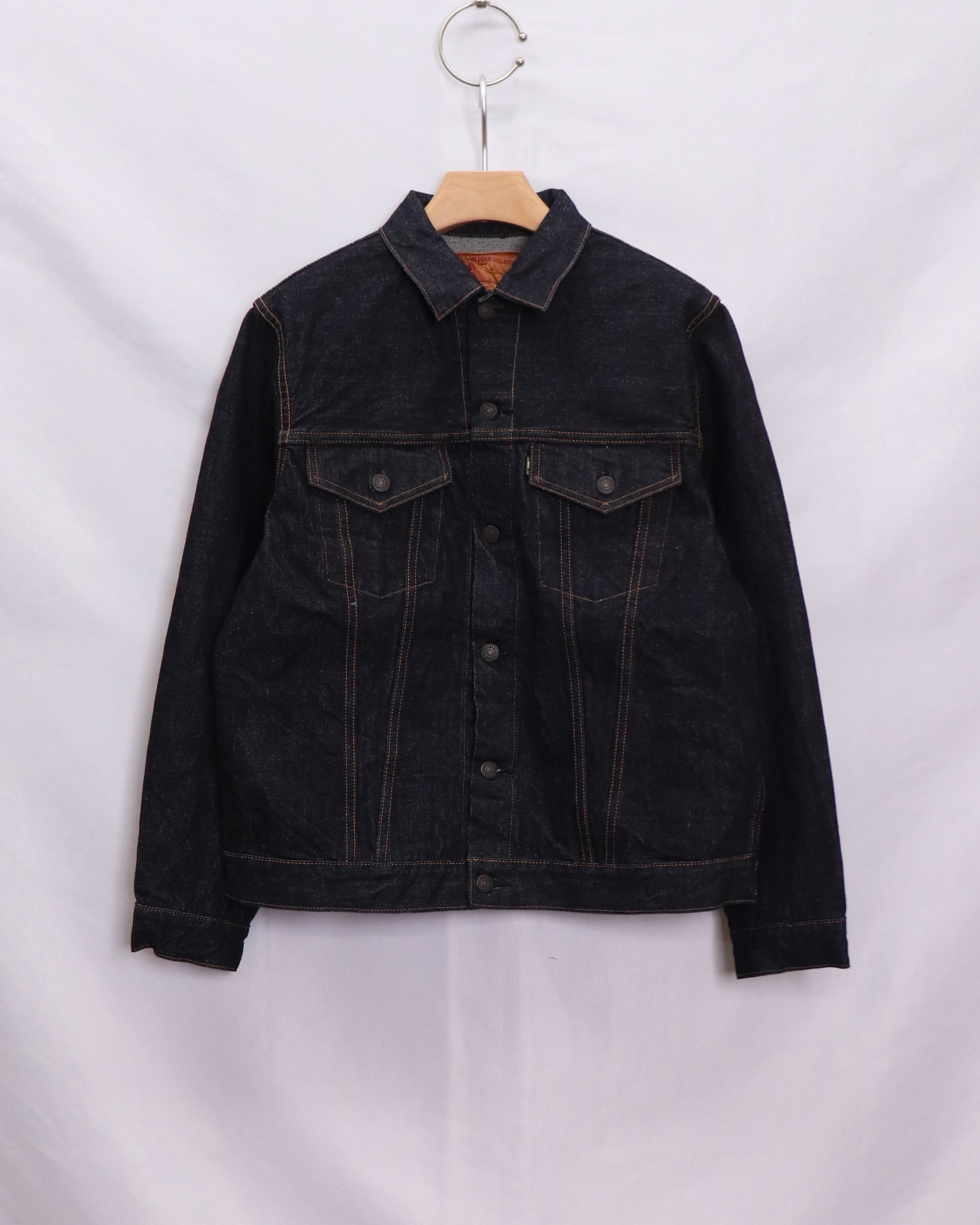 ジャケット・アウター FOB factory archive denim jacket dark FOB FACTORY】SELVEDGE DENIM 3rd JACKET | ROGER'S North land