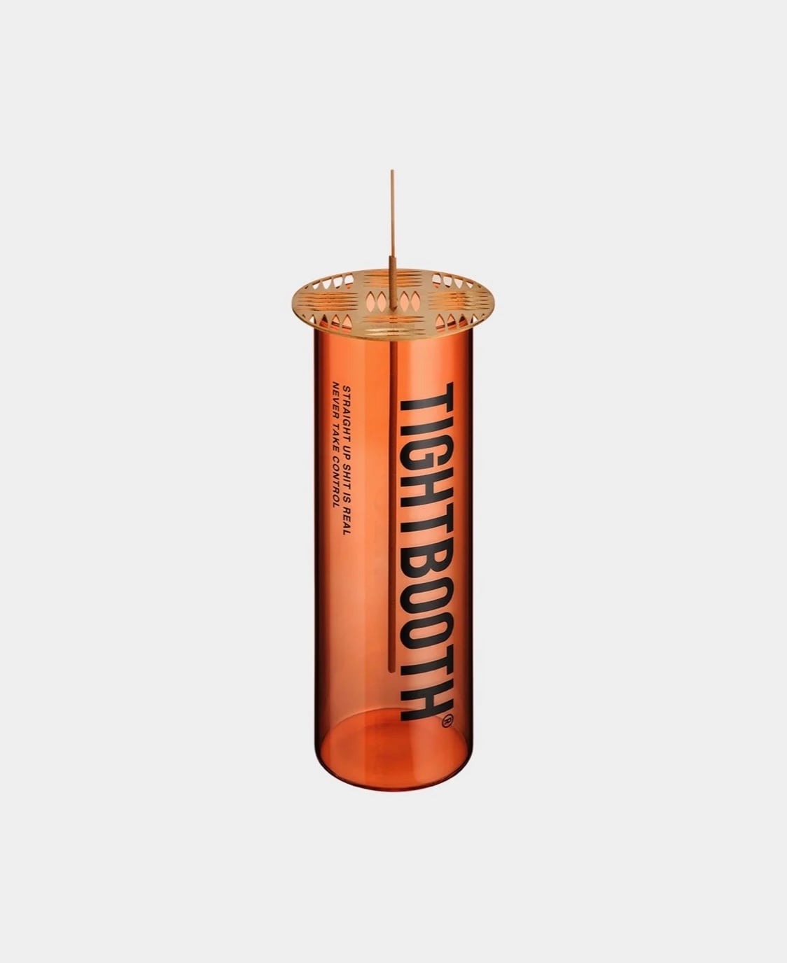 TIGHTBOOTH / GLASS INCENSE HOLDER / ORANGE | LATITUDE