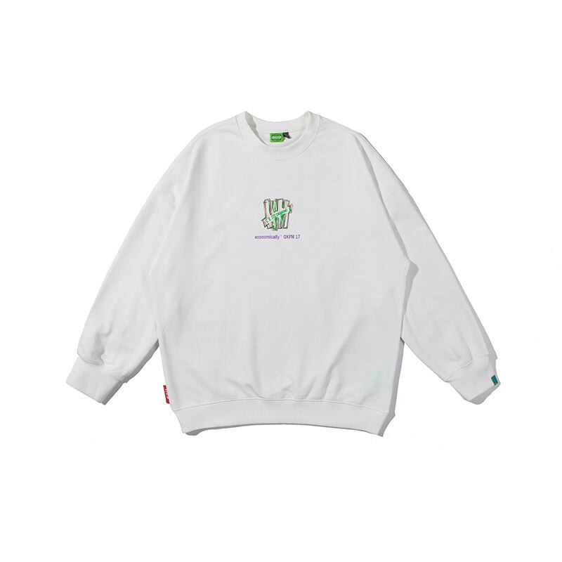 【新作】【送料無料】 Road、Vintage、Autumn Loose Sweater、ese文学とアートのシンプルな文字パターン、長袖ラウンドネックトップ-アリババ ロング オータム 秋物 Oネック ビンテージ hip6-161150012869380