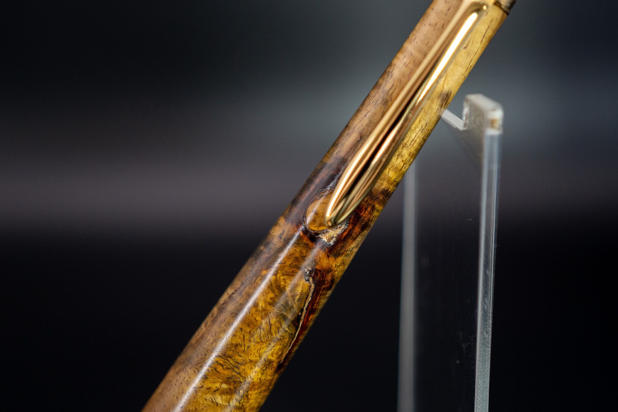 【21世紀最高峰の材】ゴールデンサイアミーズローズウッド マイクロカーリー 極上 gold MP