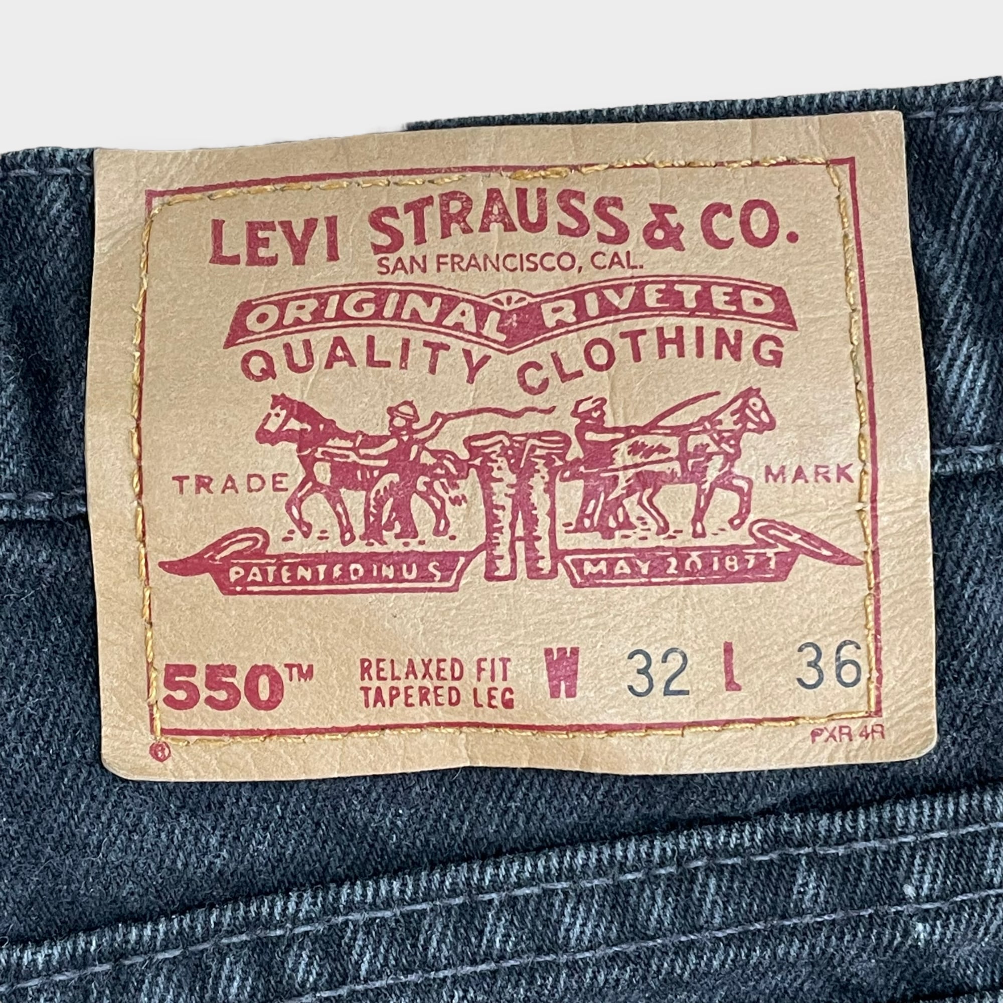 90年代 USA製 Levi's リーバイス 550 ジーンズ デニムパンツ ボタン裏