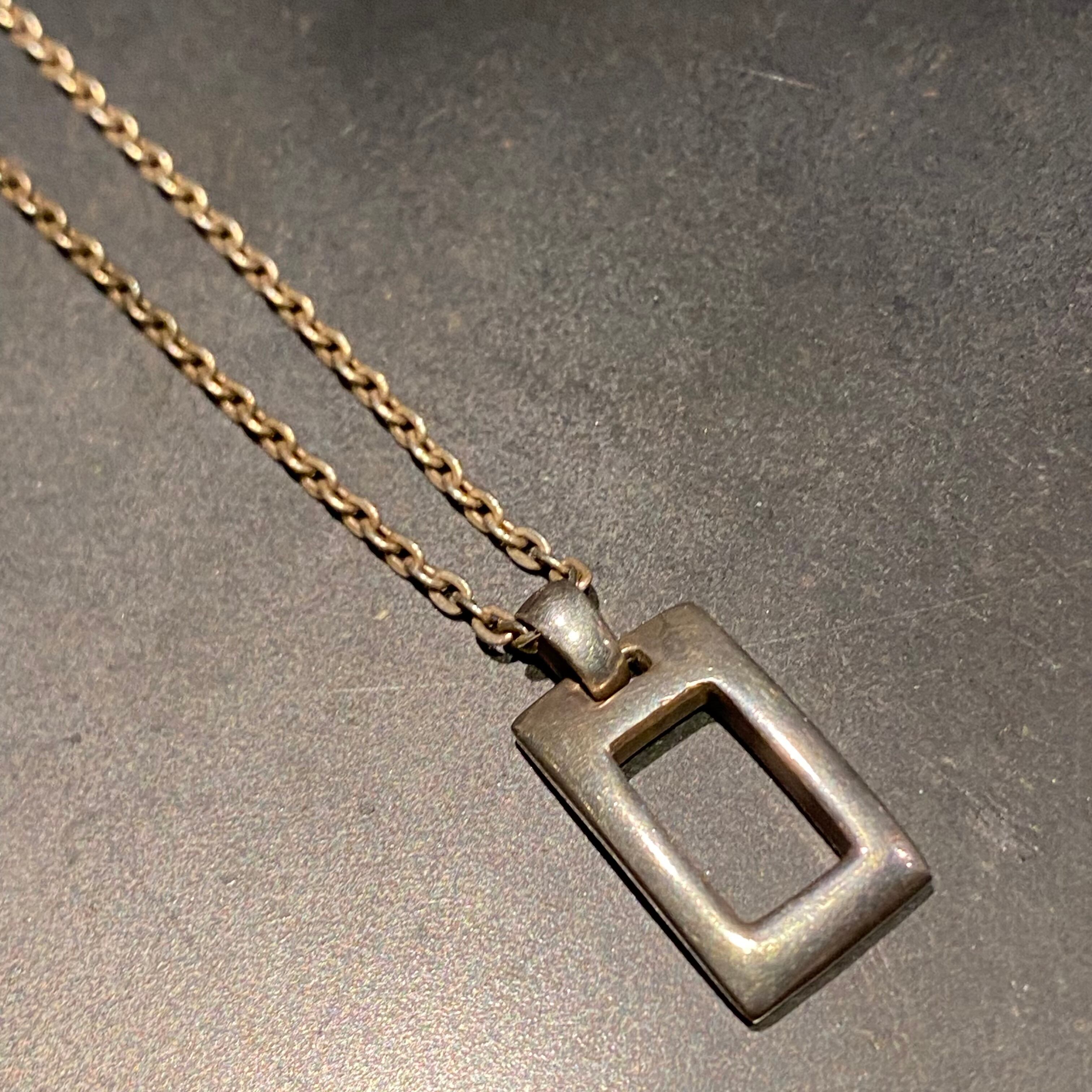 SILVER925 ZIP TOP DESIGN NECKLACE/シルバー/ネックレス