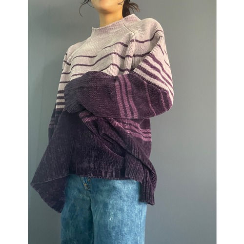 90s～grape over knit