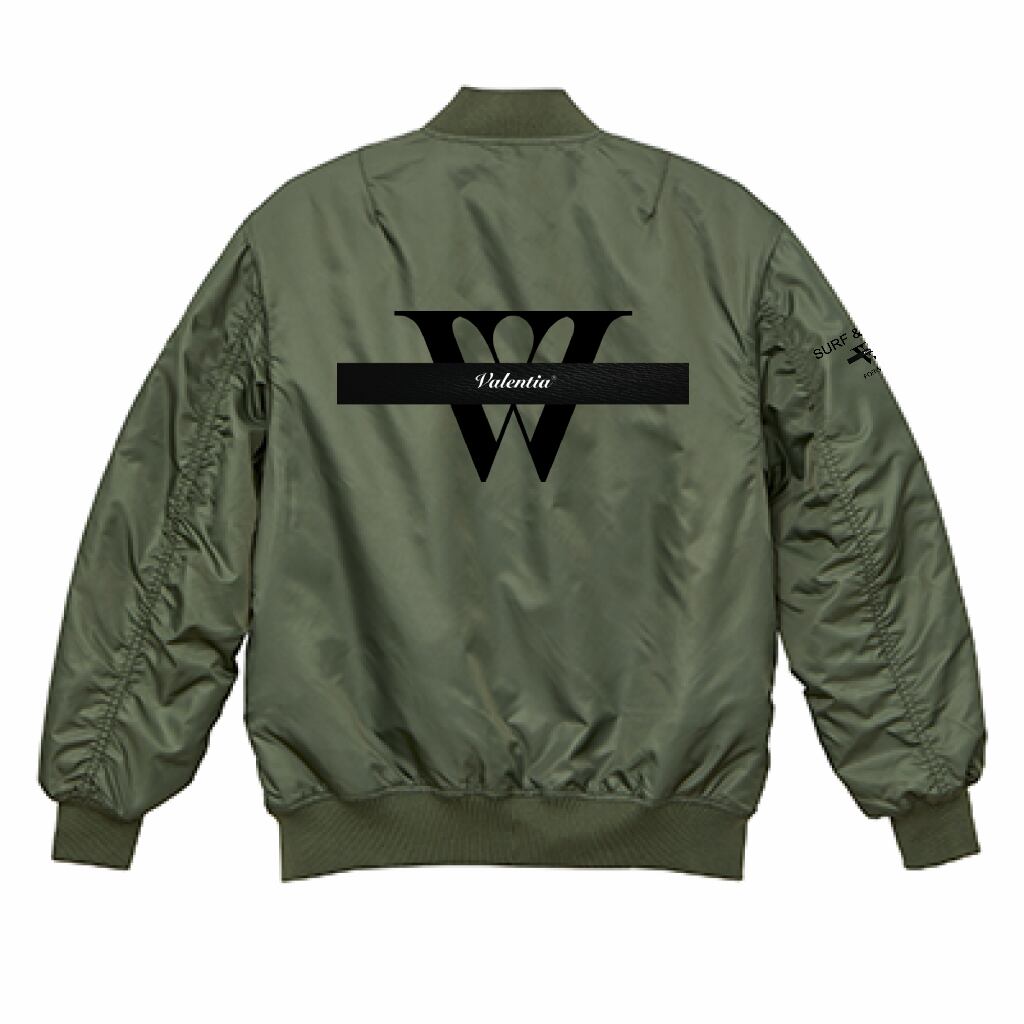 （両面印刷）United Athle タイプ MA-1 ジャケット（中綿入）