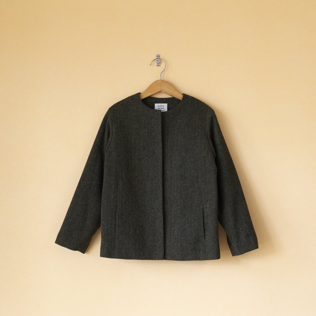 atelier naruse アトリエナルセ ツィードコクーンジャケット