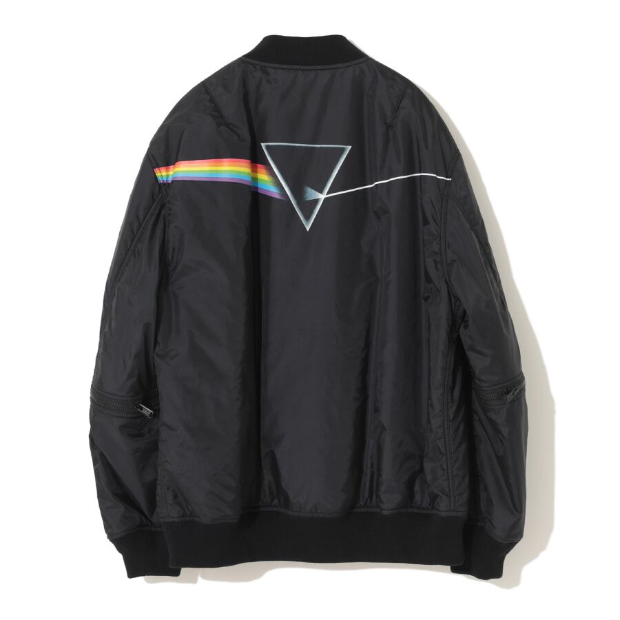 UNDERCOVER】Nyﾀﾌﾀ袖ZIP切替MA-1 PF TDSOTM Prism(BLACK) | AYIN