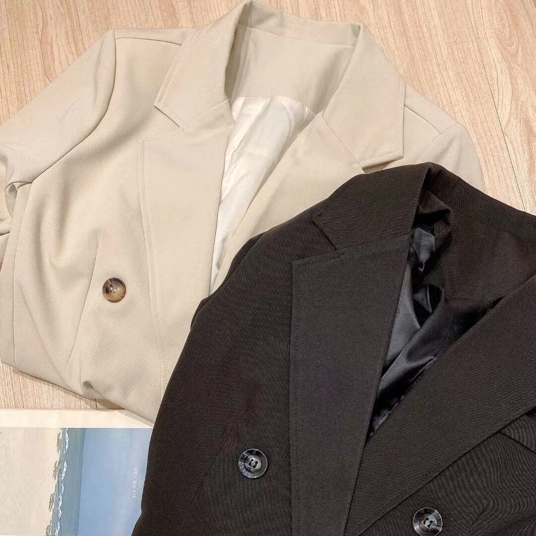 ノッチドラペルカラージャケット