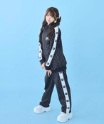新！柄 ネ申おジャージ参上！(ドットブラック)