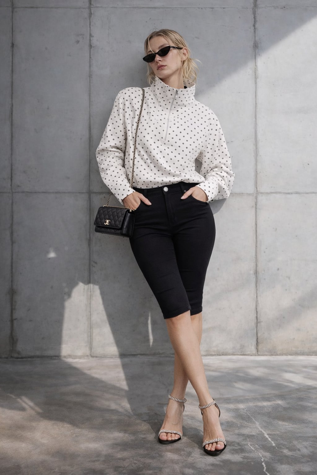 Étoile Dot Half Zip