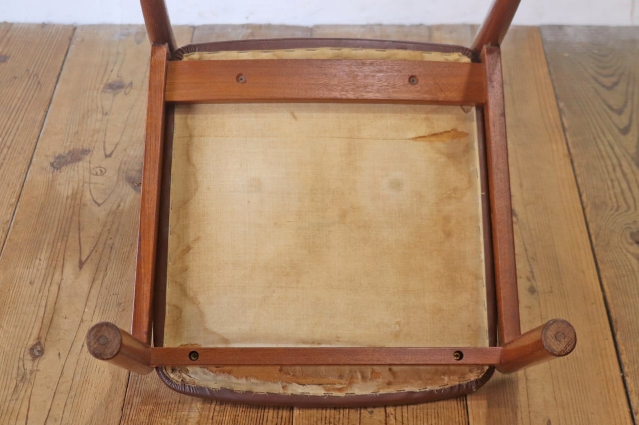 ヴィンテージ 山口木材工芸 チーク材 ダイニングチェア 椅子 低座