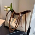 大容量バック レディース ３色 茶 黒 トートバック かわいい 仕事カバン エレガント 無地 ポケット付