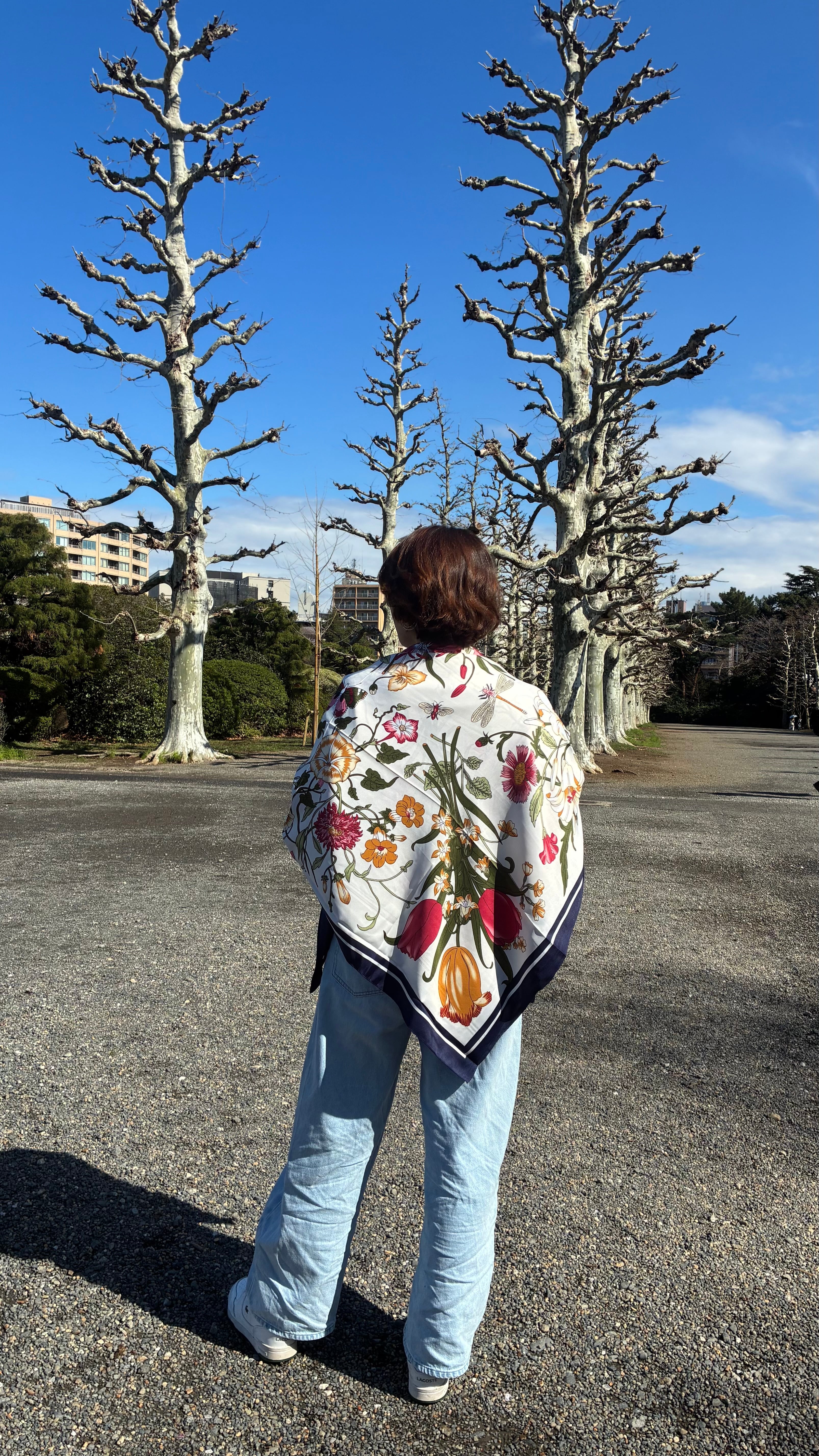 授乳ケープ Garden white | Déesse de la lune
