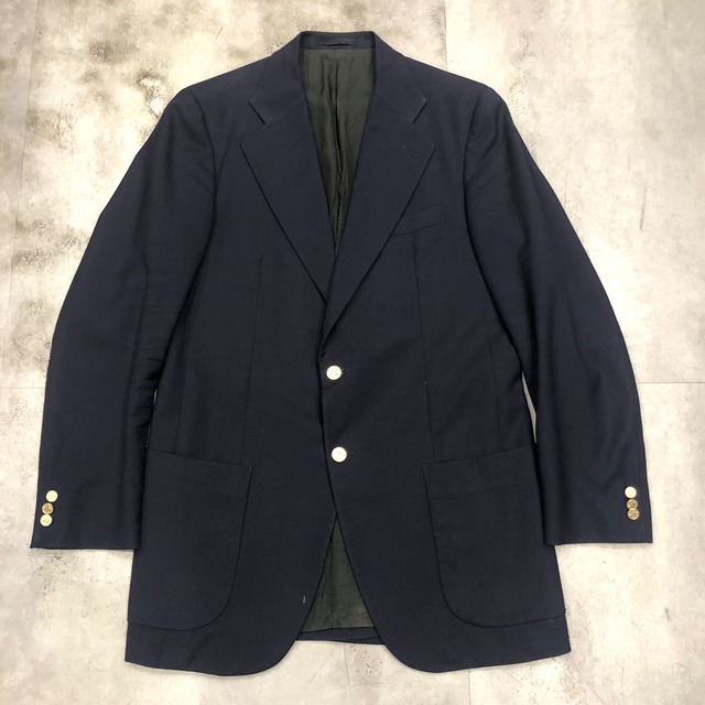 BURBERRYSNAVY BLAZER MADE IN ENGLAND
