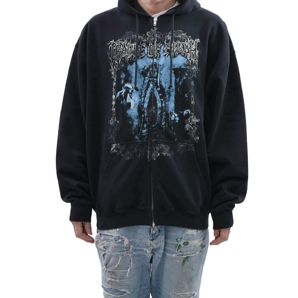VETEMENTS】COF BUTTERFLY OVERSIZED ZIP-UP HOODIE | AYIN