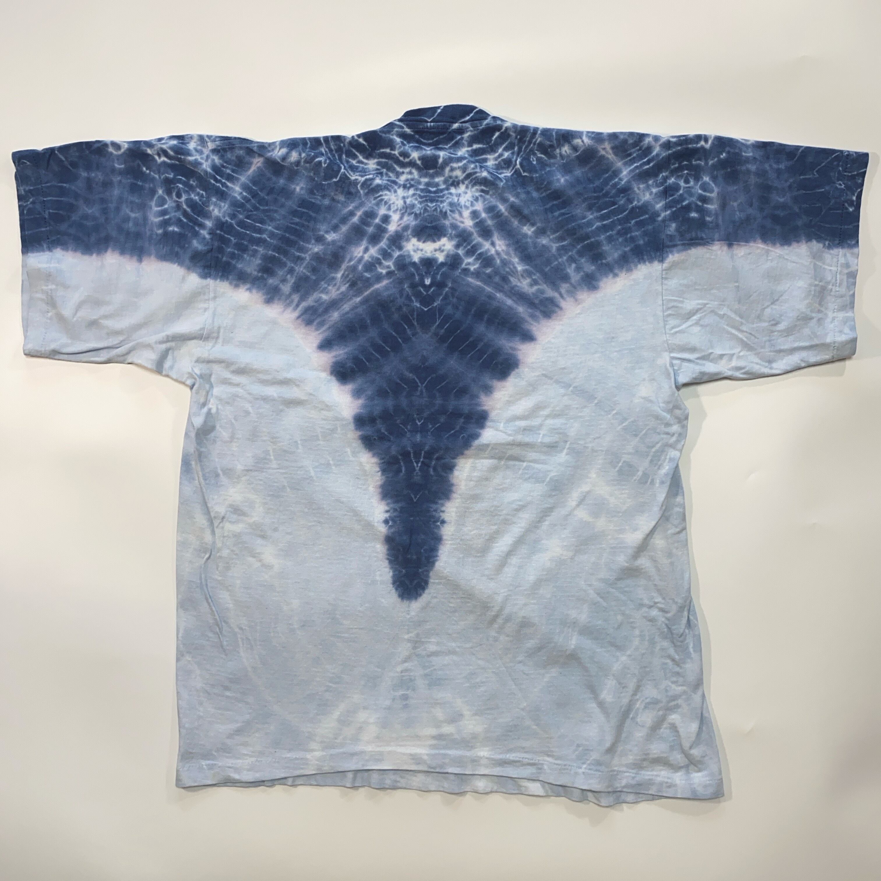MC007 [Symmetria] 80s-90s Motley Crue タイダイ Tシャツ ブルー系 XL