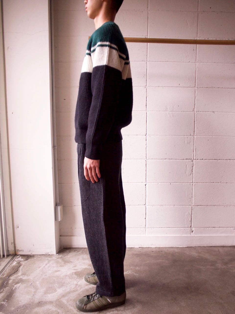 美品 COMFORTABLE REASON AUDIENCE KNIT 39d5cd8507f6e60b77705ffa6d5a3d