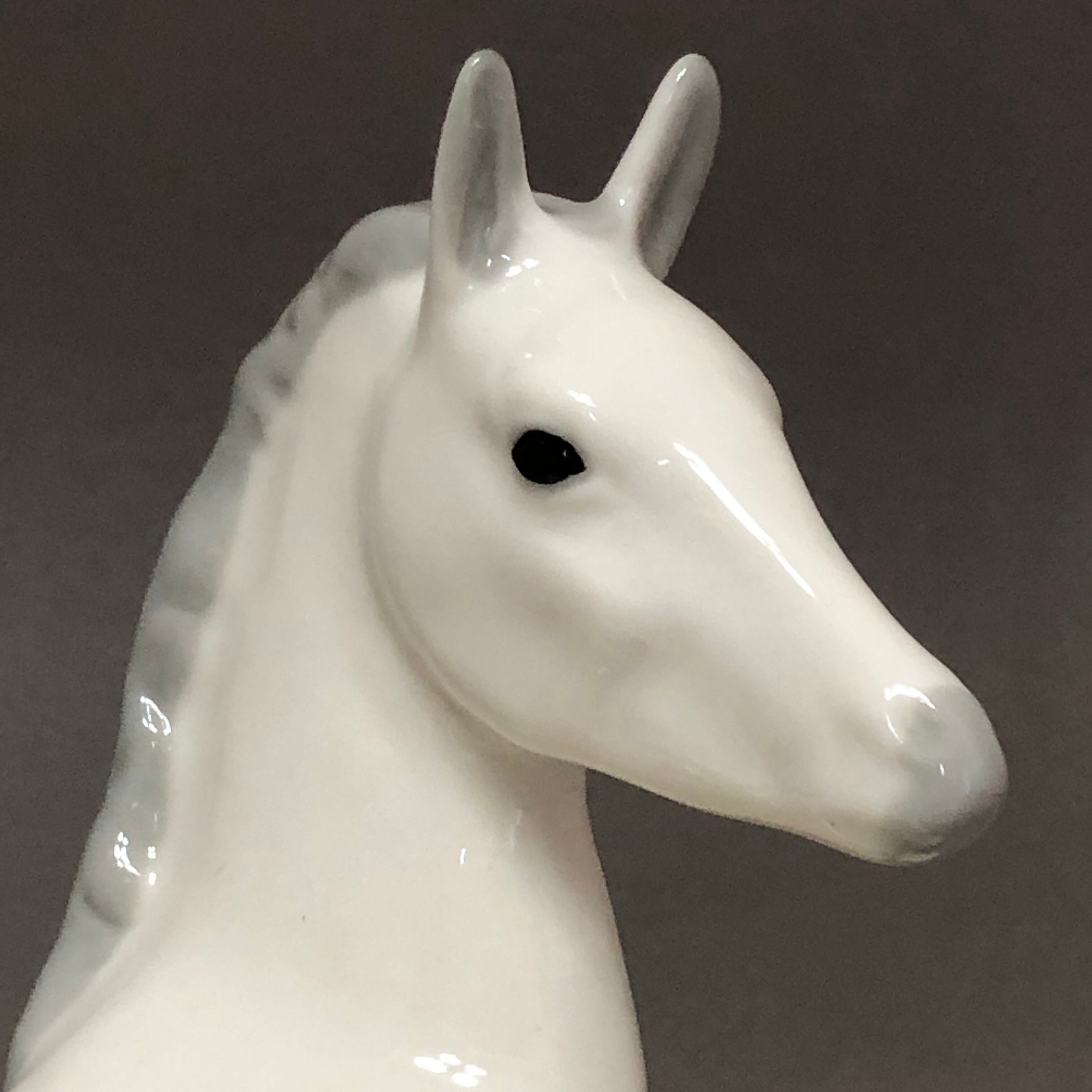 新品 Imperial Porcelain インペリアルポーセリン ロモノーソフ 白馬