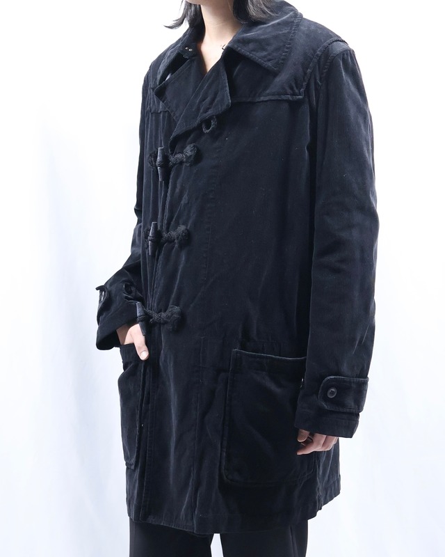 【COMME des GARCONS HOMME 】corduroy duffle coat