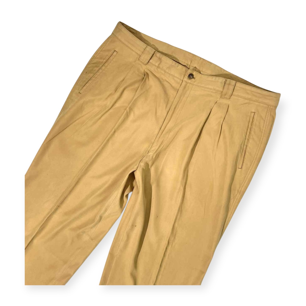 GREENCLUBS グリーンクラブ キャラ刺繍入り ツータック スラックス パンツ 105 /メンズ/ライカ/大きいサイズ