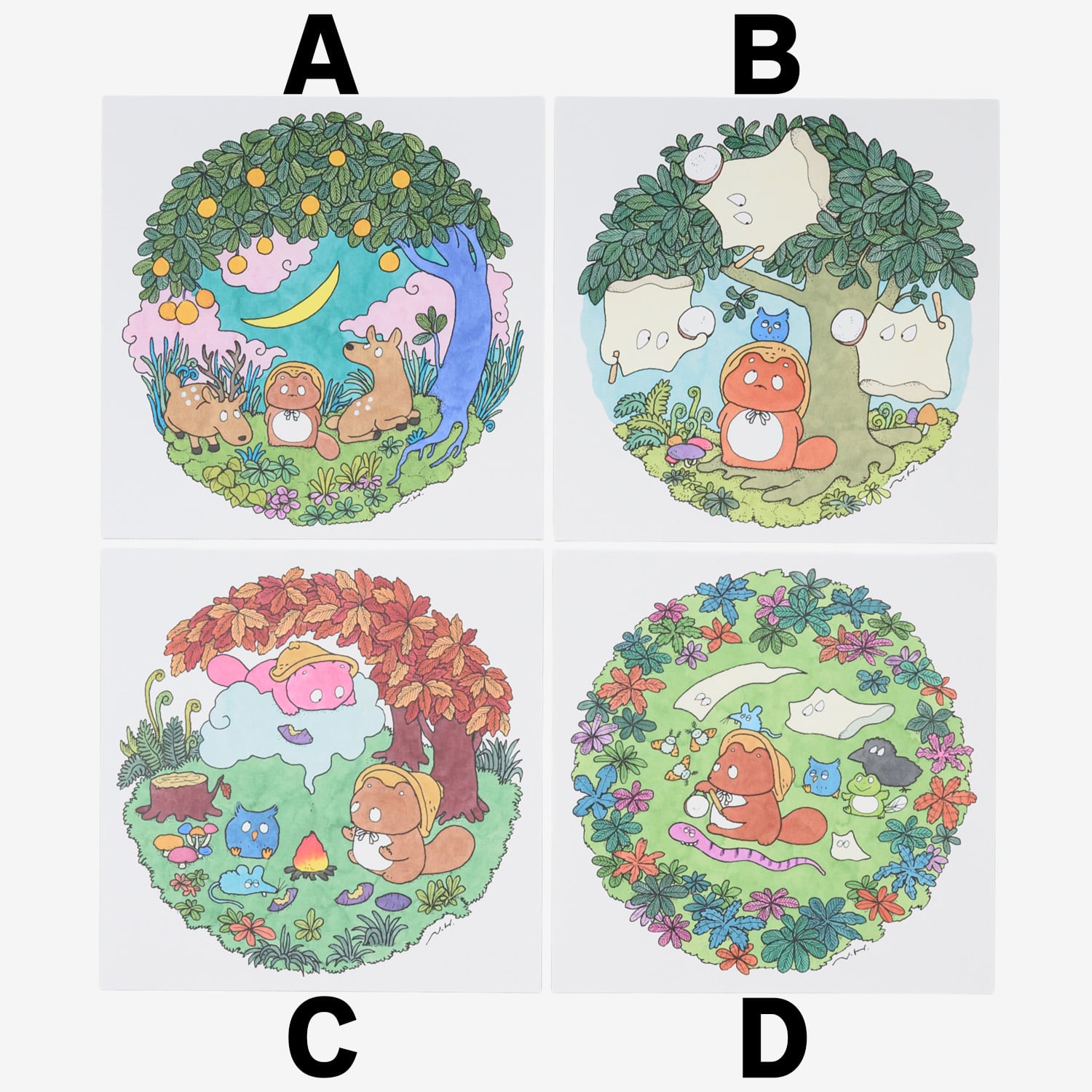 ヒダカナオト個展「ぼんやり子だぬきの秋祭り」 | TOKYO PiXEL. shop