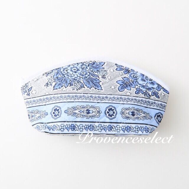 プロヴァンス柄 ポーチ(バスティード マリン)