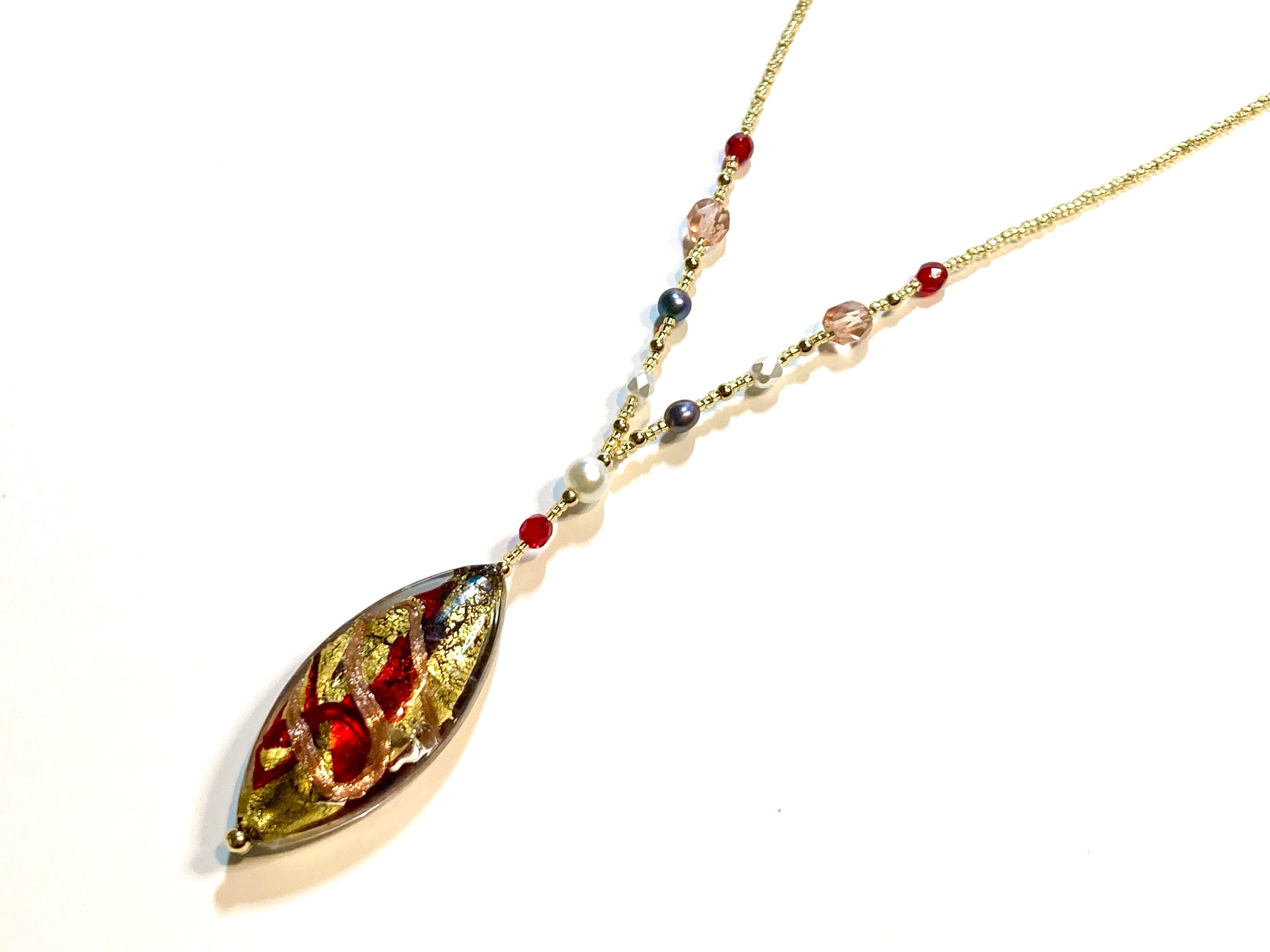 【ネックレス】Oro di Venezia(オーロ・ディ・ヴェネツィア)色彩の祭り