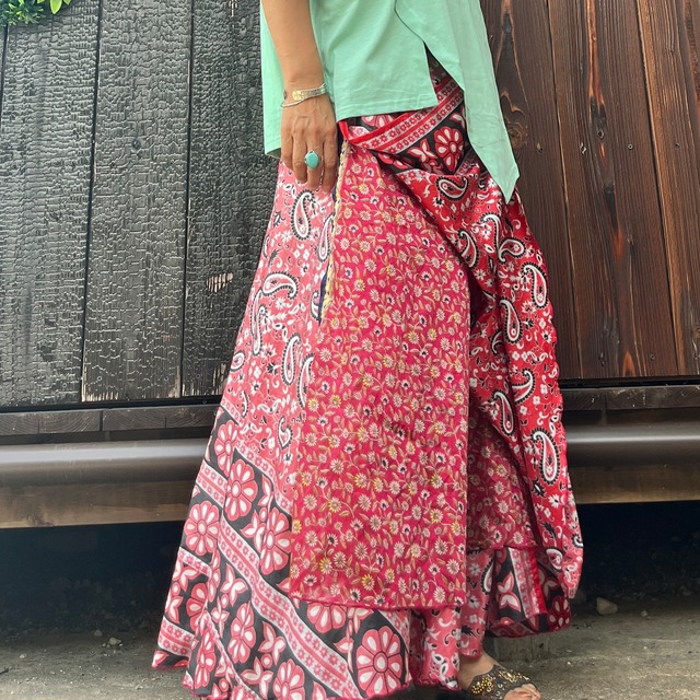 シルク巻スカート2307