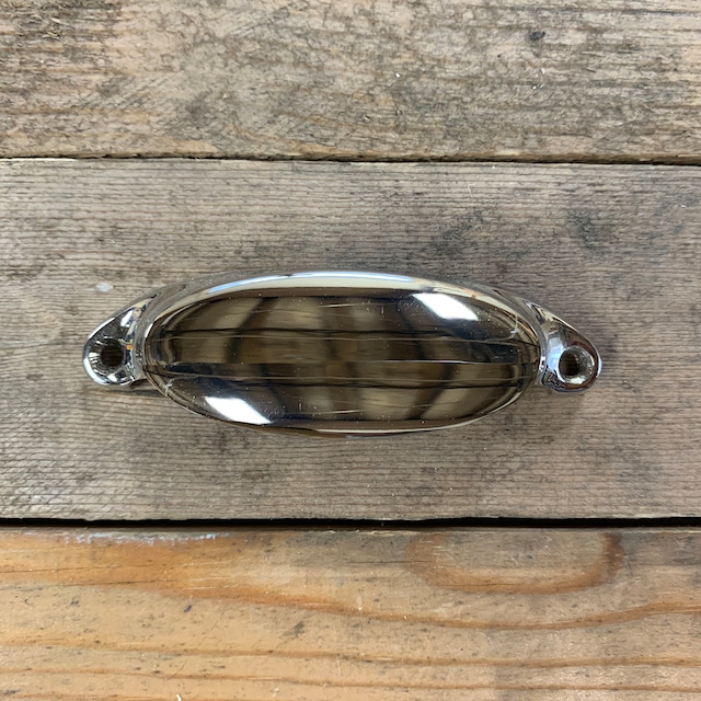 Brass Oval Pull Polish Nickel