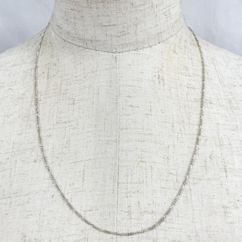 Old 925 Silver Anchor Chain Necklace Made In Hungary