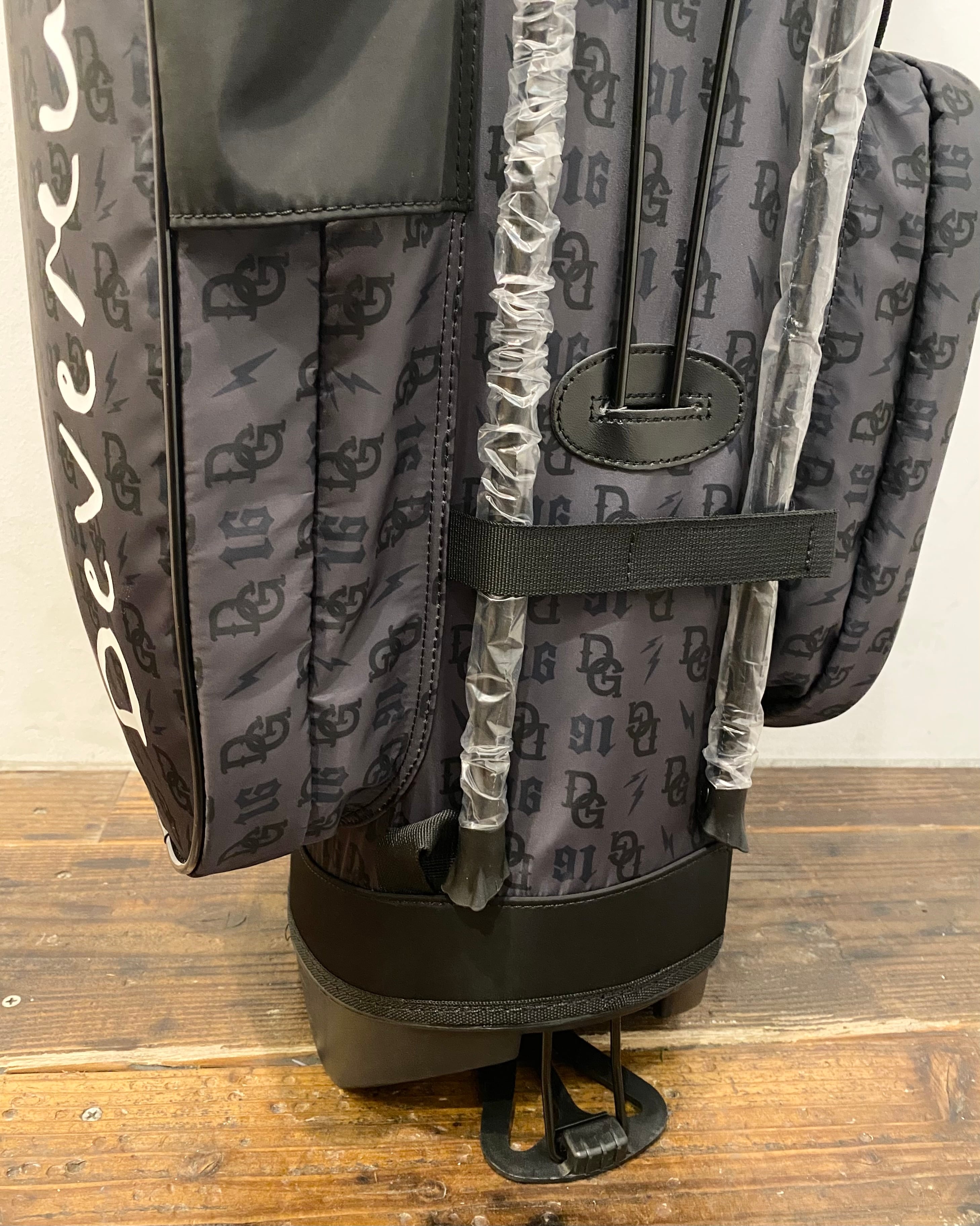 DEVEREUX GOLF】DGモノグラムキャディーバッグ (BLACK) | Sandy GOLF
