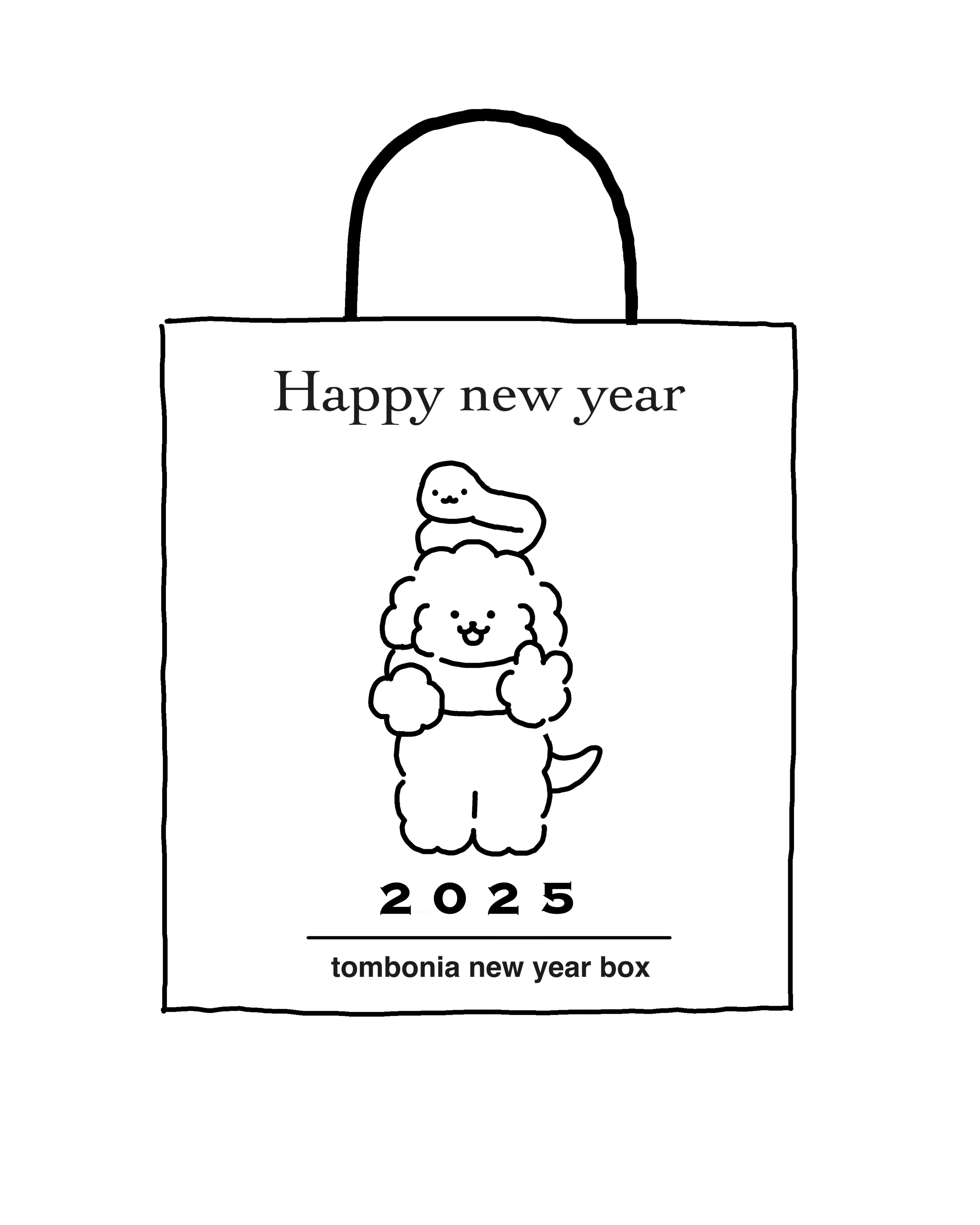 Happy new year box 【M size】 | tombonia