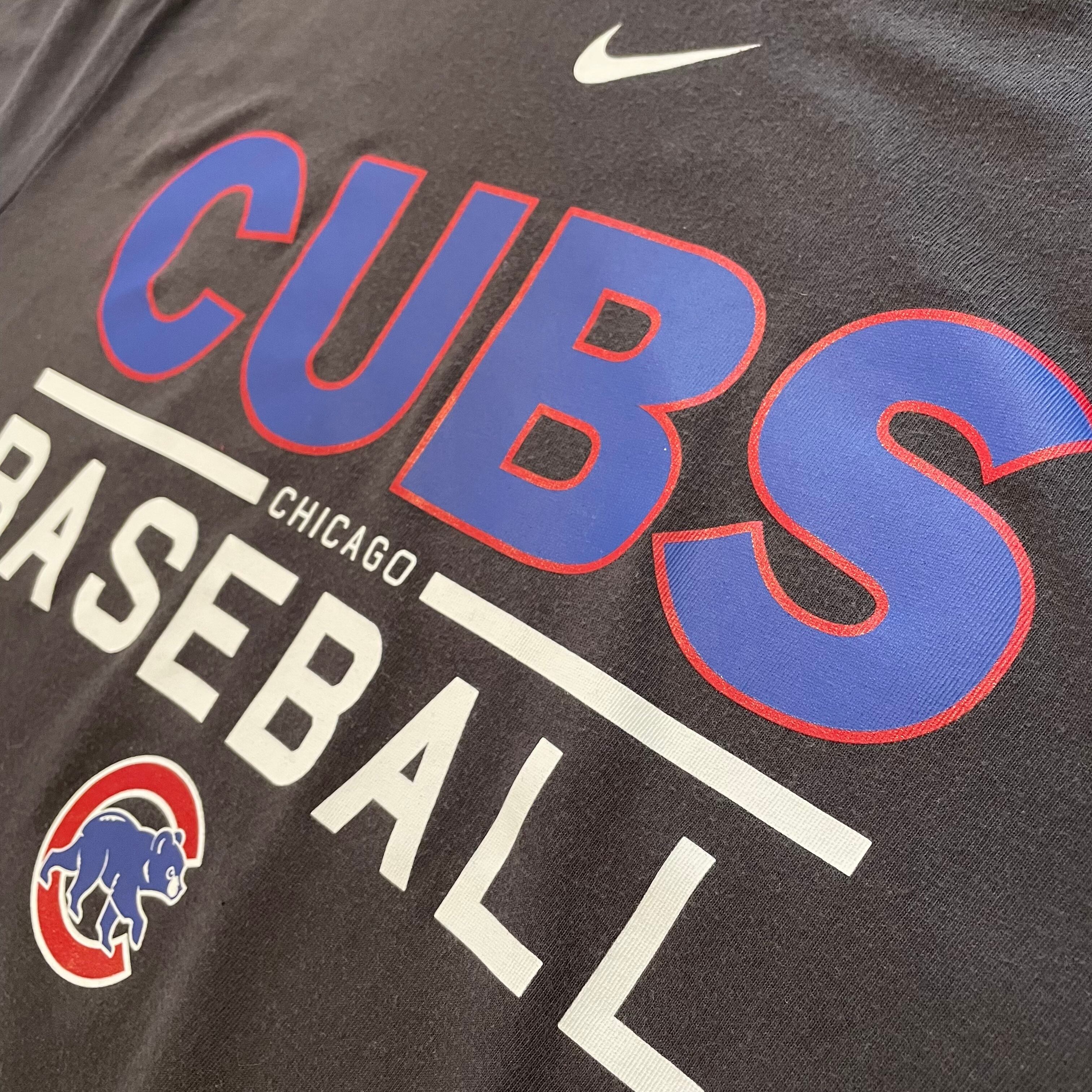 MLB　シカゴ　カブス　ベースボール半袖シャツ　メジャー　ゲームシャツ
