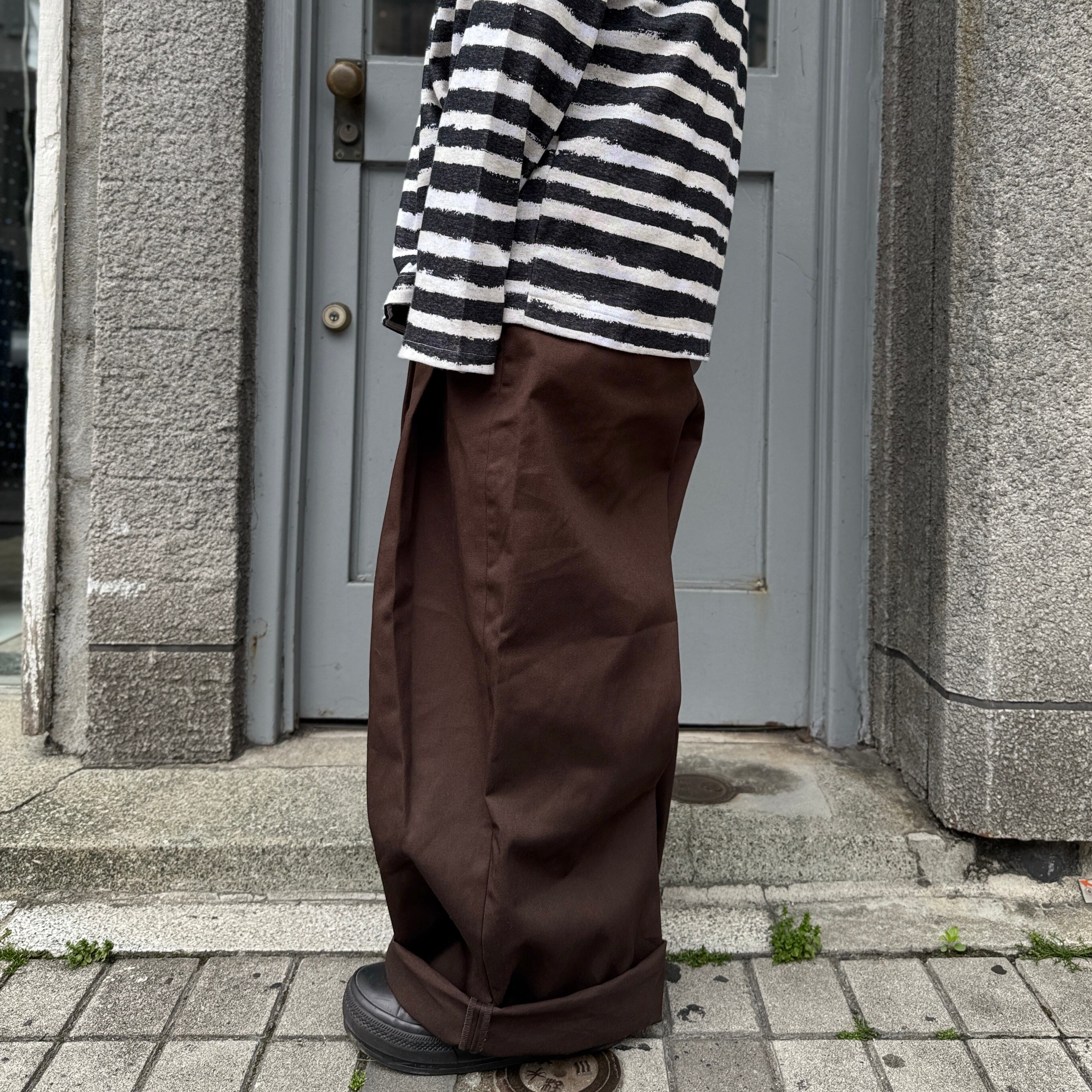 SHINYAKOZUKA / BAGGY WITH DICKIES(ISSUE#8) / BLACK | ふぁいん