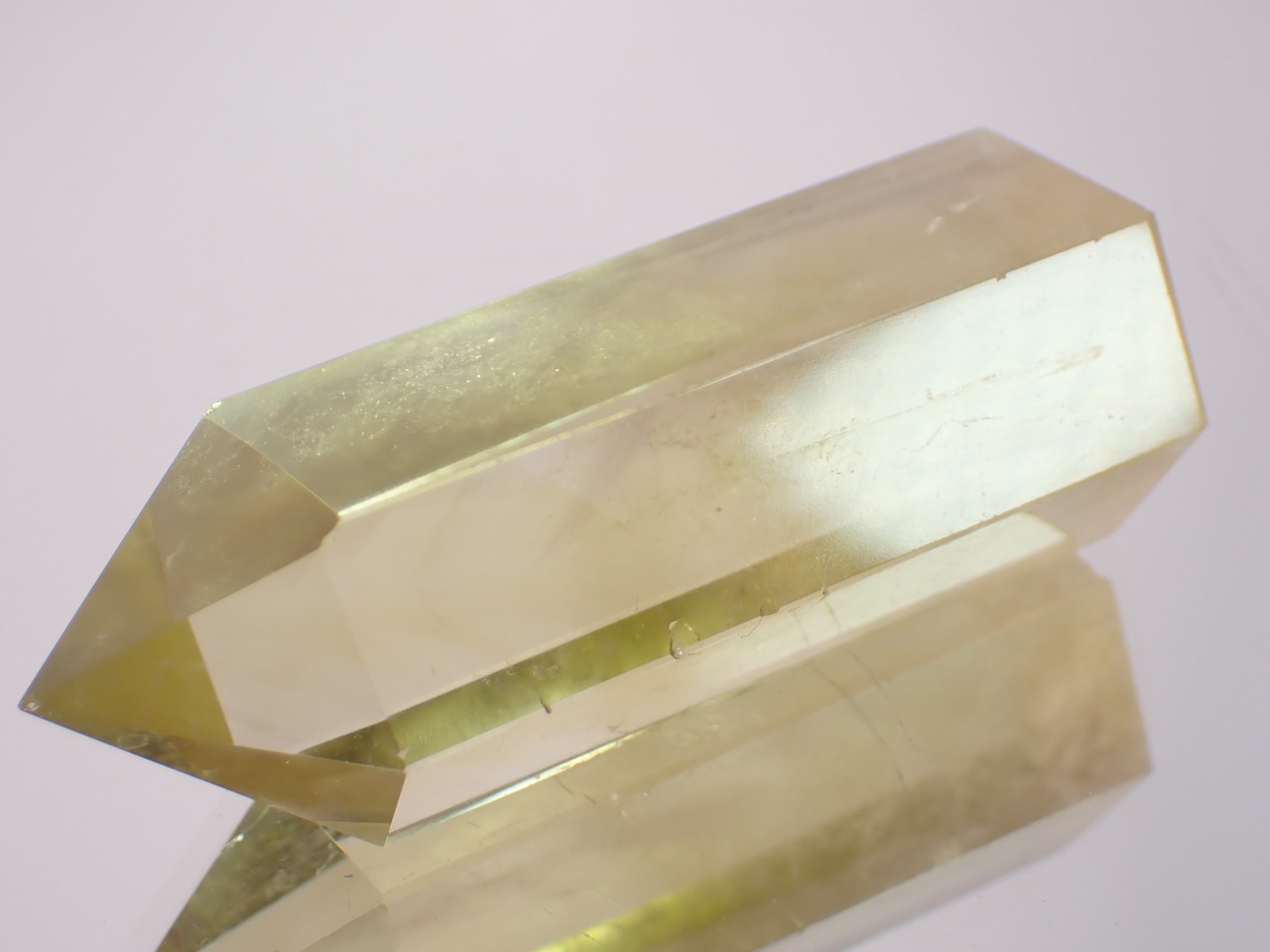 レモンクォーツ　オベリスク/シングルポイント　36.9g　[D2-7]