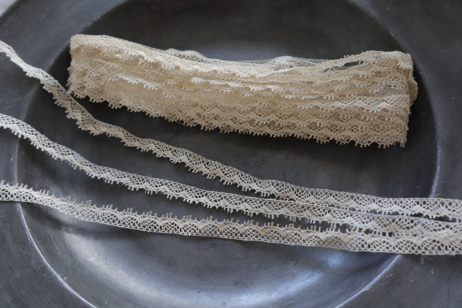 アンティークレース France製 1m50cm アンティークレース C848 生成り | vmt antique