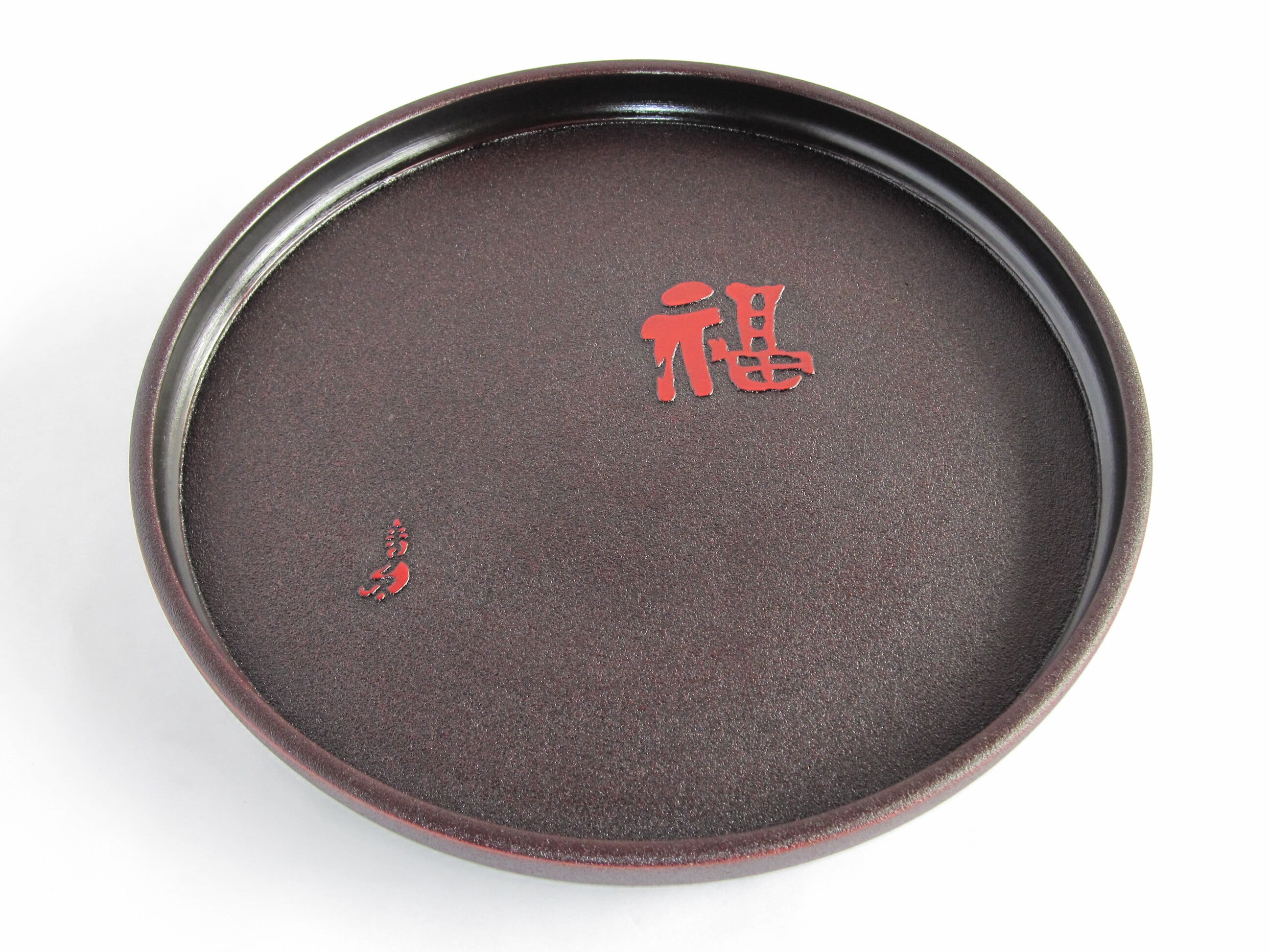 【新品　未使用】古代塗　切手盆　（高知県） 楽天市場】季久作「土佐古代塗」尺2寸丸盆（木製・刳物）土佐