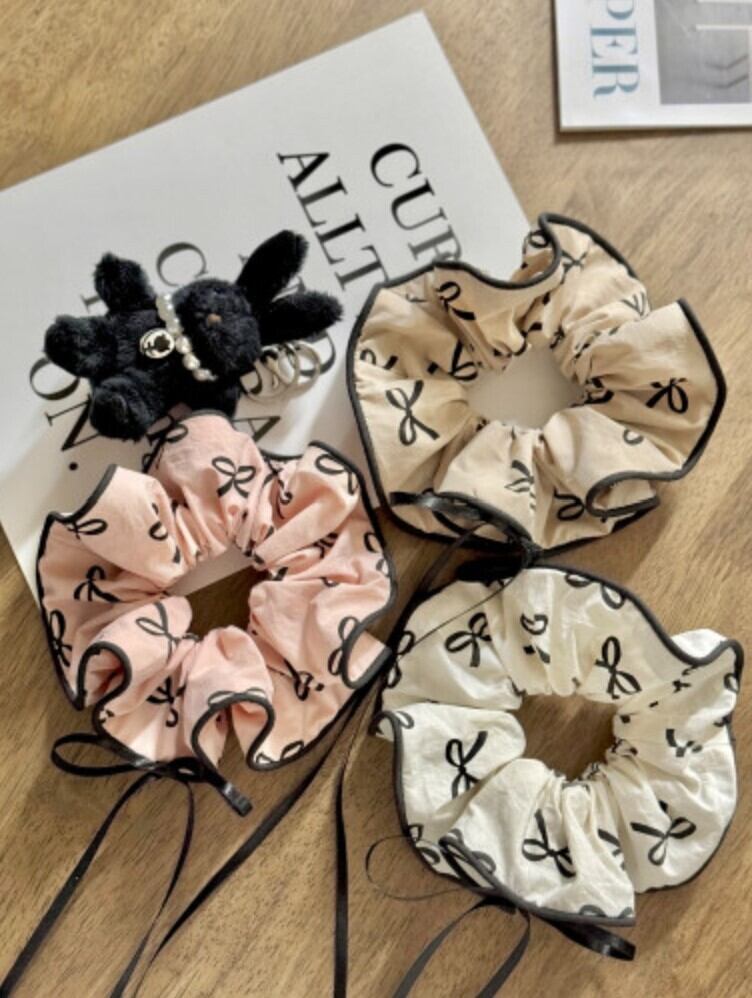 予約【bababobo】Ballet Core Scrunchie《3Color》