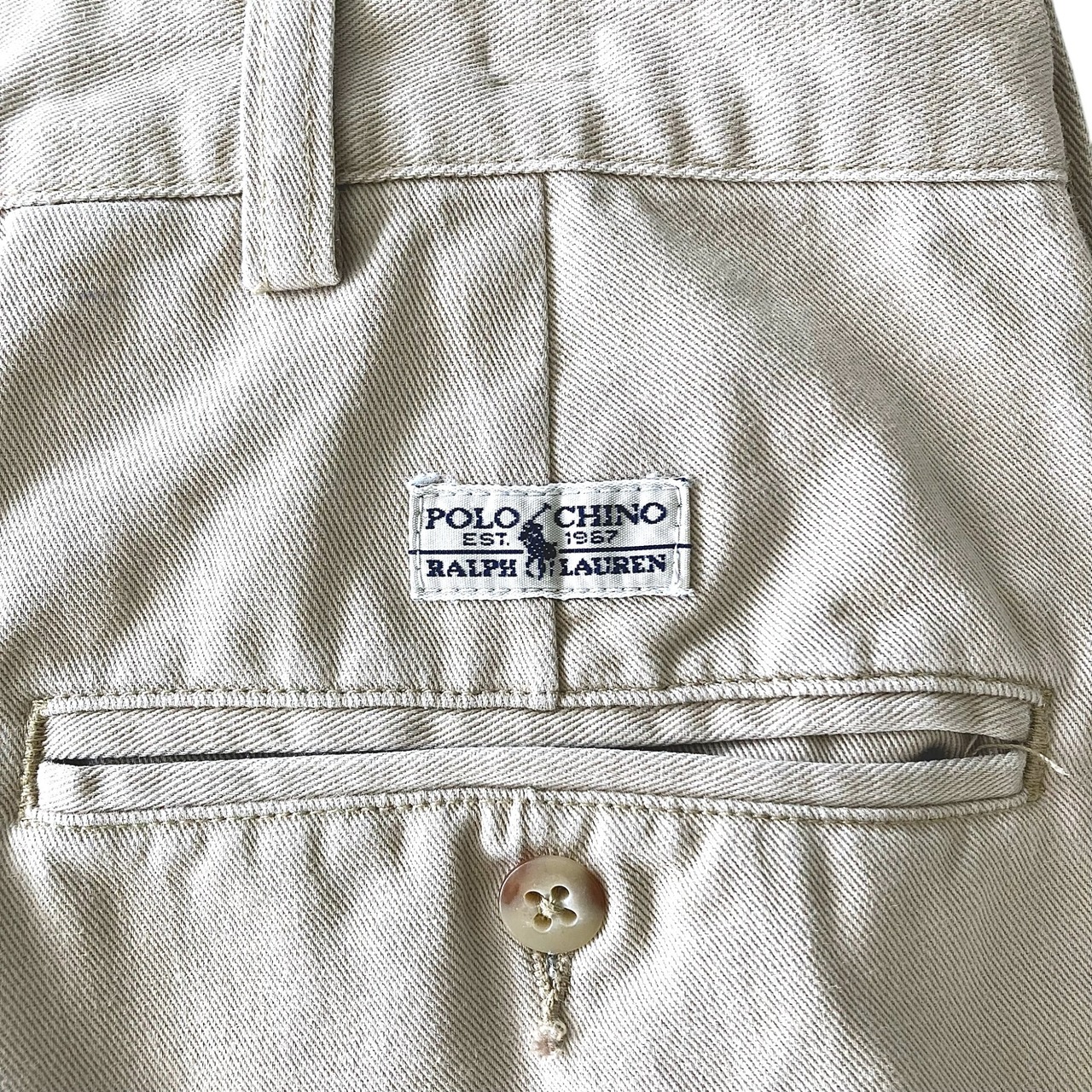 90s Polo Ralph Lauren ツータック チノパンツ W34 L30